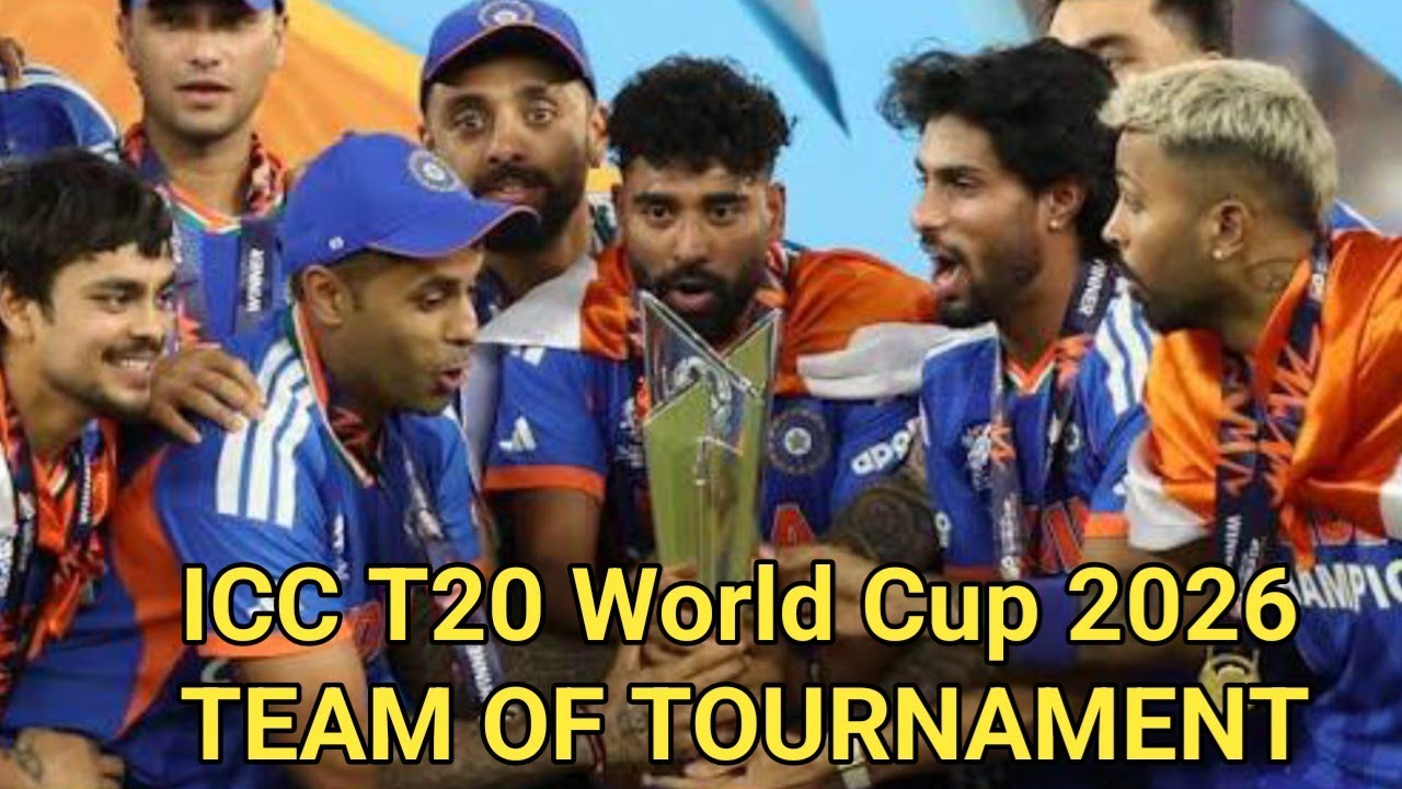ICC T20 World Cup 2026| Team of the tournament  #t20wc2026