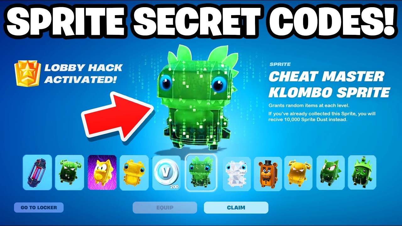 ALL *CHEAT MASTER* LOBBY HACK CODES in Fortnite NOW! (All Codes)