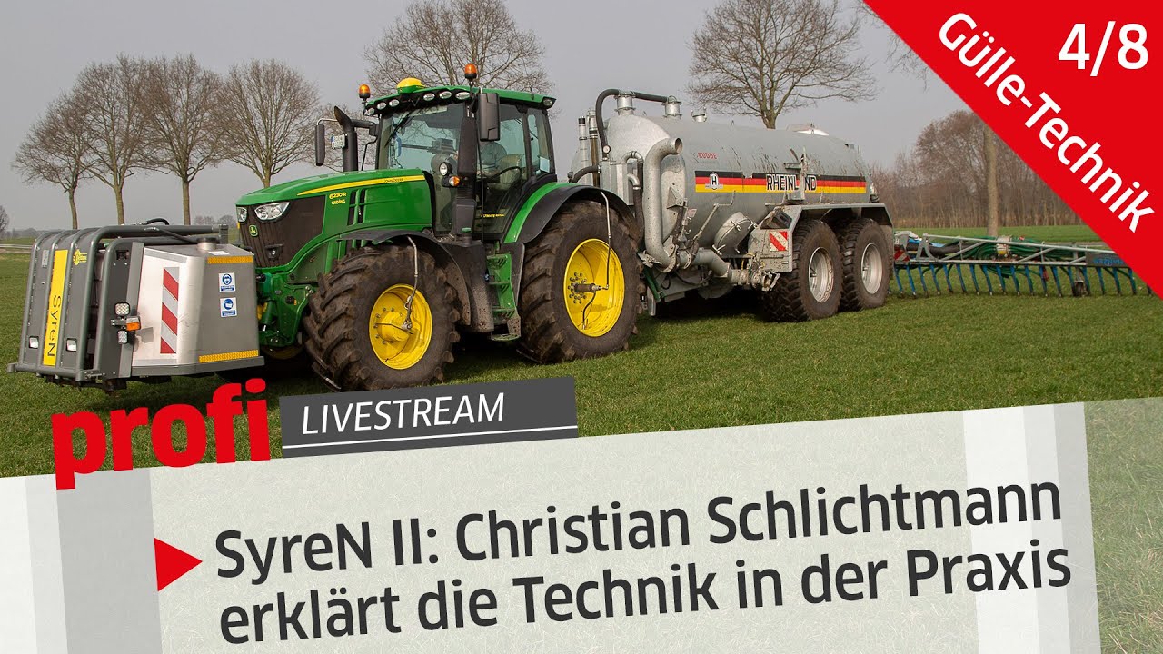 Gülle-Technik 4/8: SyreN II - Christian Schlichtmann erklärt die Technik in der Praxis | profi Live