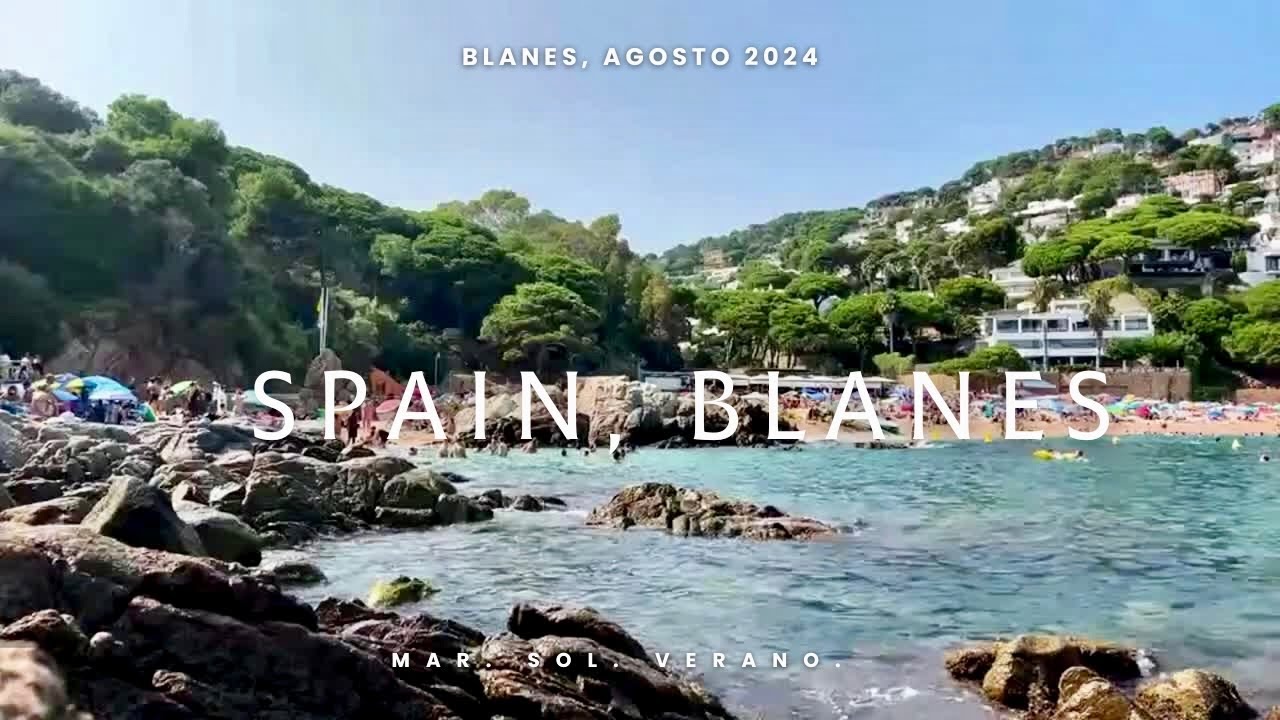 Blanes, Costa Brava, Spain | Summer Getaway on Costa Brava: Cala Sant Francesc Beach August 2024.