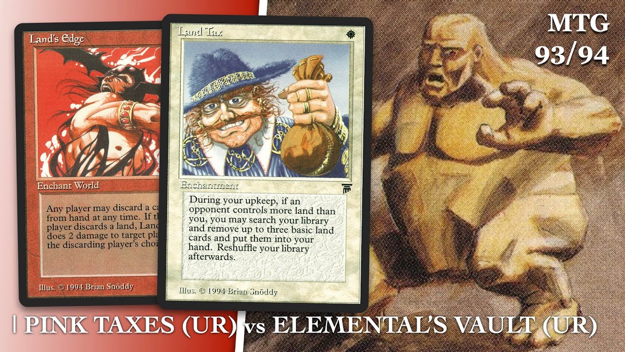 WR Pink Taxes vs UR Elementals | Old School Magic the Gathering 
