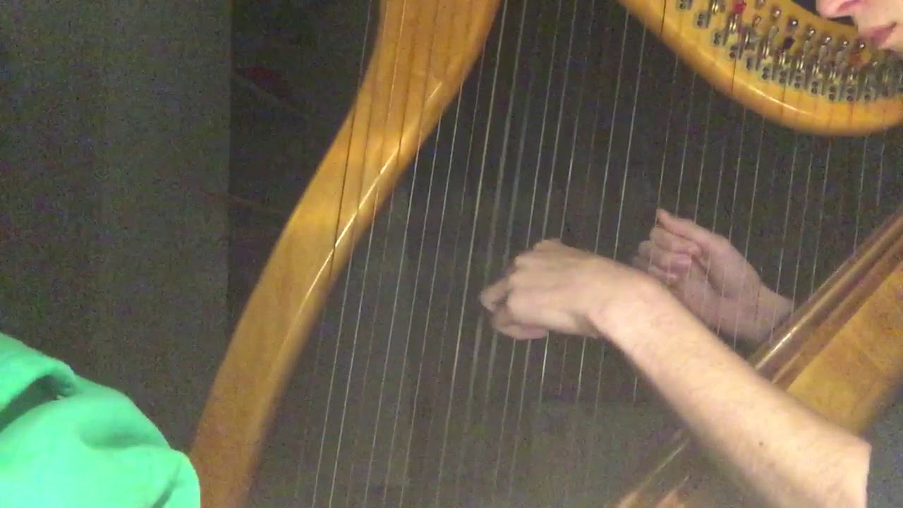 Oasis - wonderwall harp cover
