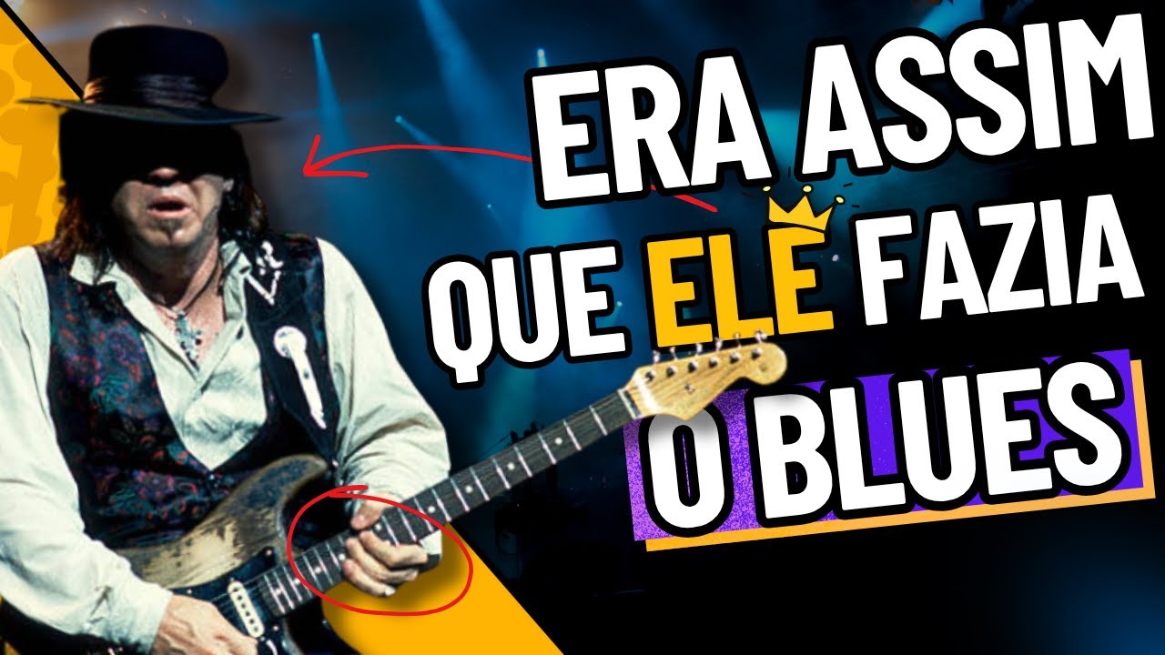 Biblioteca de BLUES LICKS do Stevie Ray Vaughan Na Sua Mão - Análise Tin Pan Alley (AULA DO CURSO)