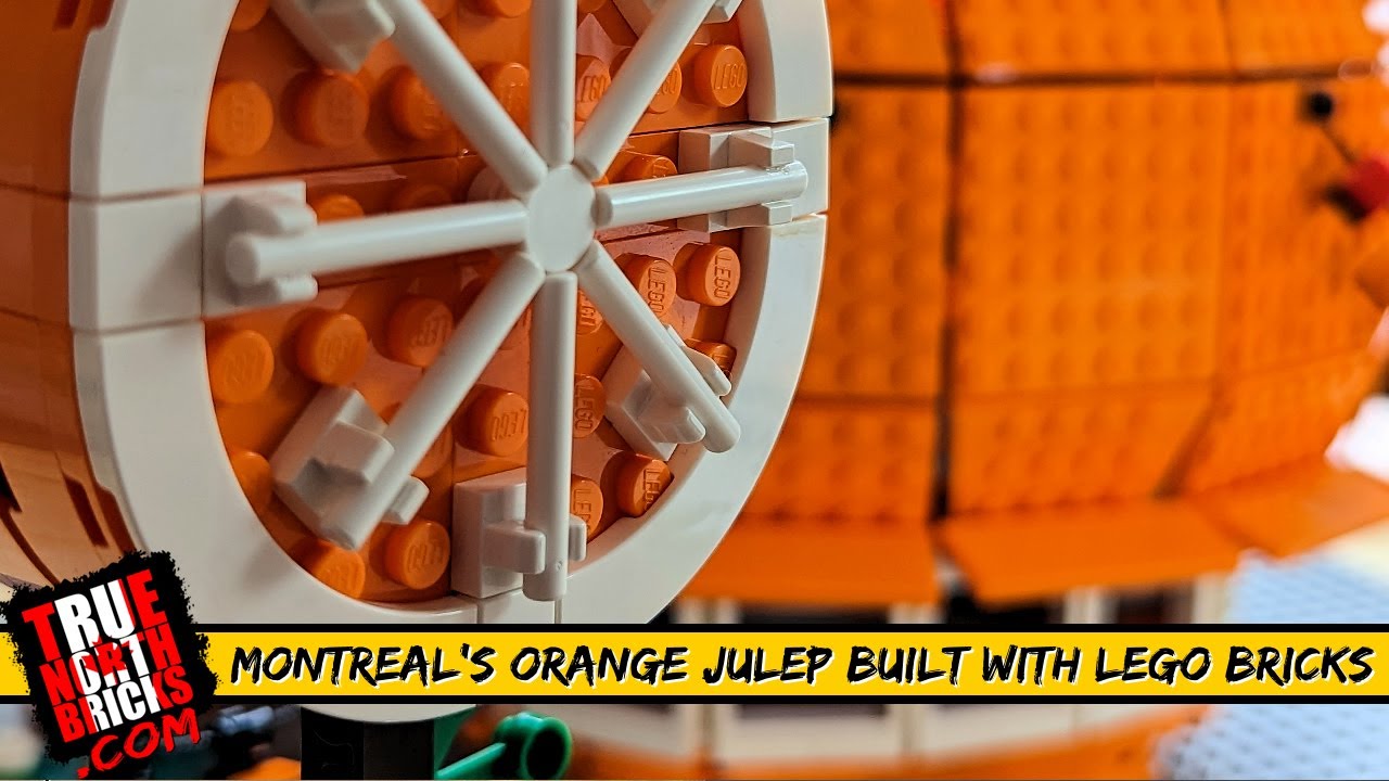 Montreal's Orange Julep Built with LEGO Bricks!
