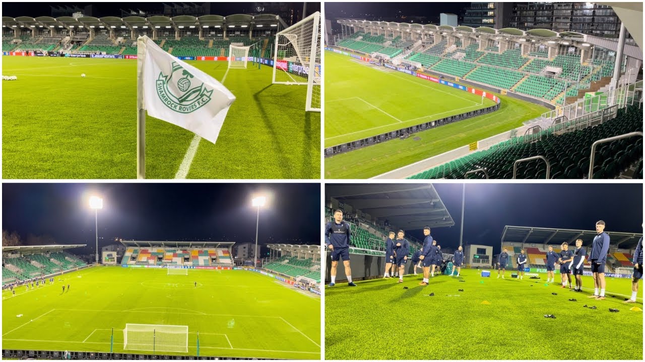 ⚽️ Training at Tallaght Stadium in Dublin, ahead of the Conference League game with Shamrock Rovers