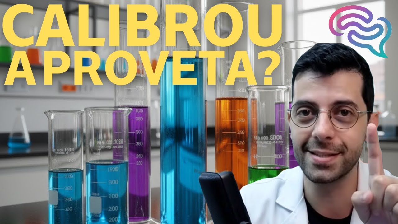 SANTA CASA 2025 - Q65 - A calibração de uma proveta de vidro, de volume 500 ml, foi efetuada para a