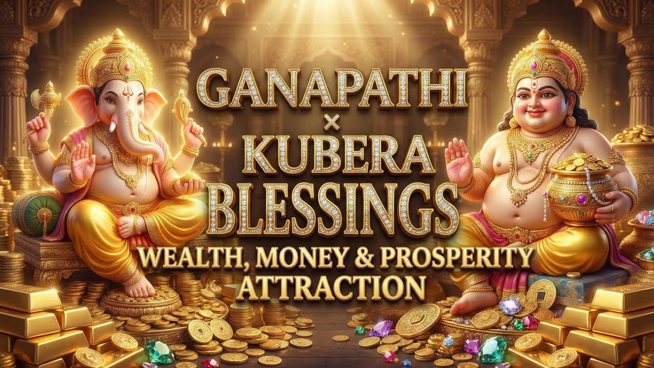 🕉️ Ganapathi &times; Kubera Blessings | Wealth, Money & Prosperity Attraction 🙏💰