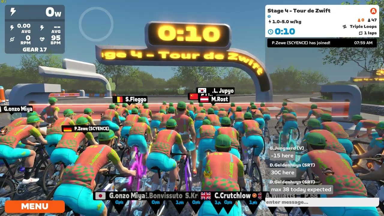 Group Ride: Long - Stage 4 - Tour de Zwift on Triple Loops in London