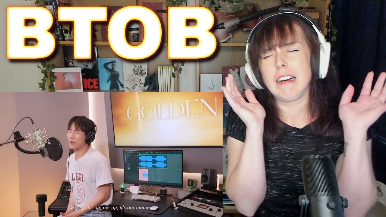 SEO EUNKWANG Golden - HUNTR/X Cover & LEE CHANGSUB - 한번 더 이별 Special Clip Reaction