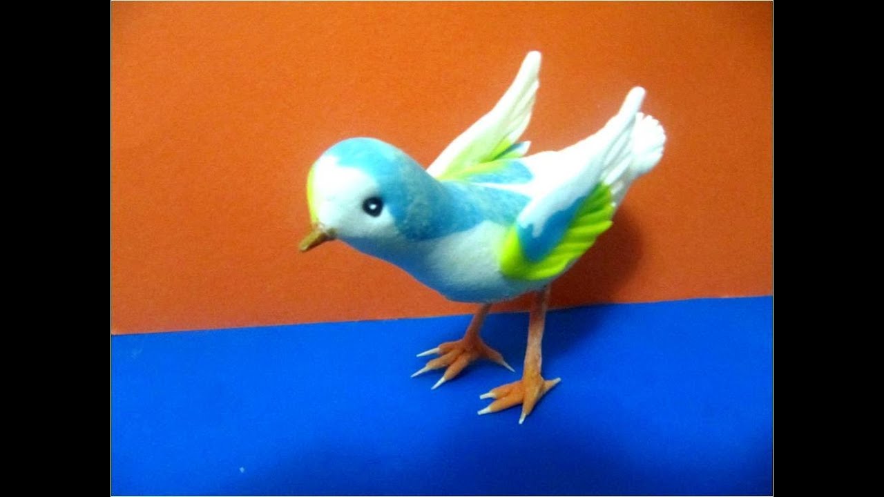 Adornos de Porcelana fría aves paso a paso