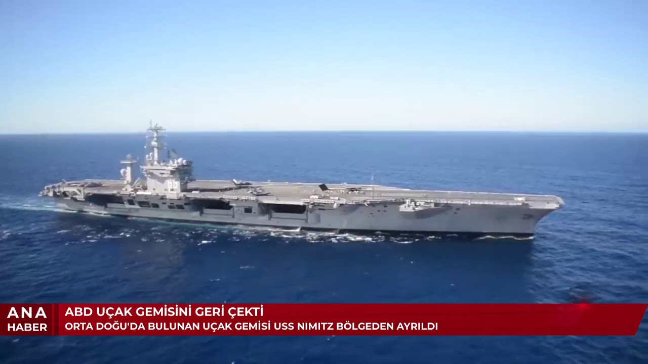 ABD Uçak Gemisini Geri Çekti