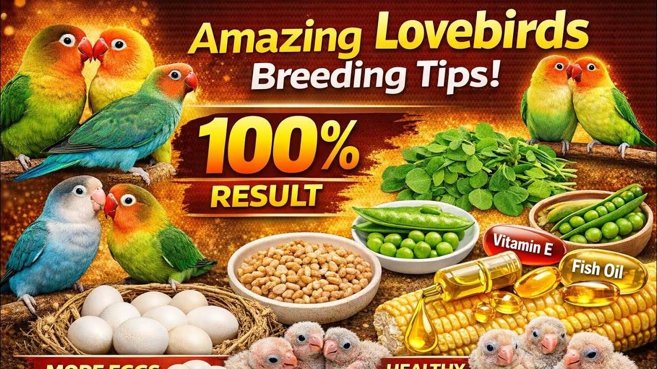 Lovebirds Breeding Formula | 100% Result Guaranteed | More Eggs & Healthy Chicks Lovebird breeding 