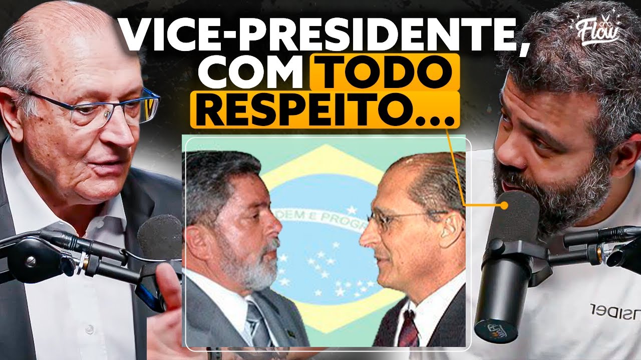 Igor is 100% honest with Geraldo Alckmin about the partnership with Lula.