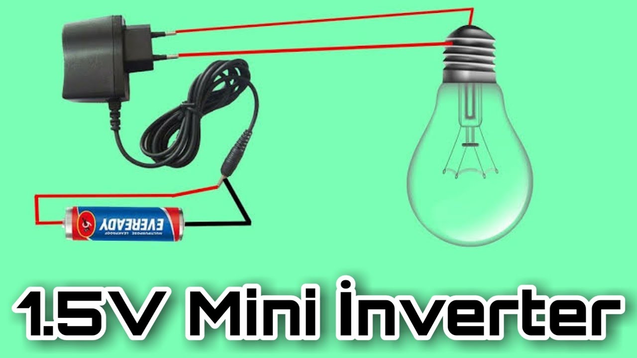 How to make 1.5 VOLT 220 VOLT Mini Inverter Circuit (Voltage booster)