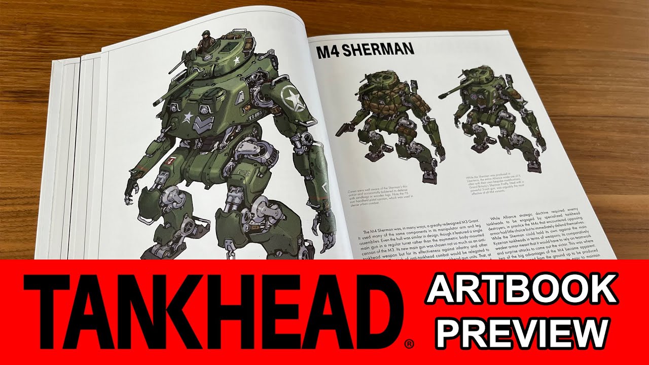 TANKHEAD  - Artbook Preview (Bookflip)
