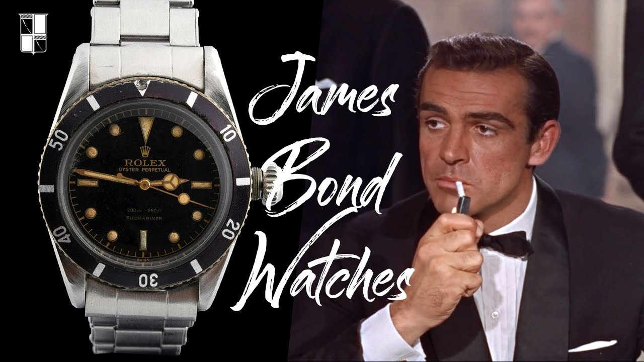 Все часы Джеймса Бонда 007 эпохи Шона Коннери