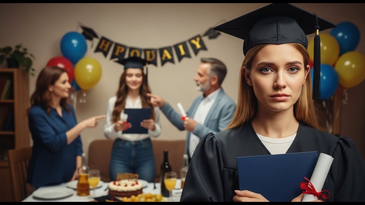 „Na mojej imprezie dyplomowej rodzice nazwali siostrę jedynym dzieckiem wartym świętowania — aż do…”