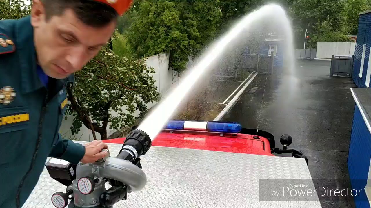 Подача лафетного ствола