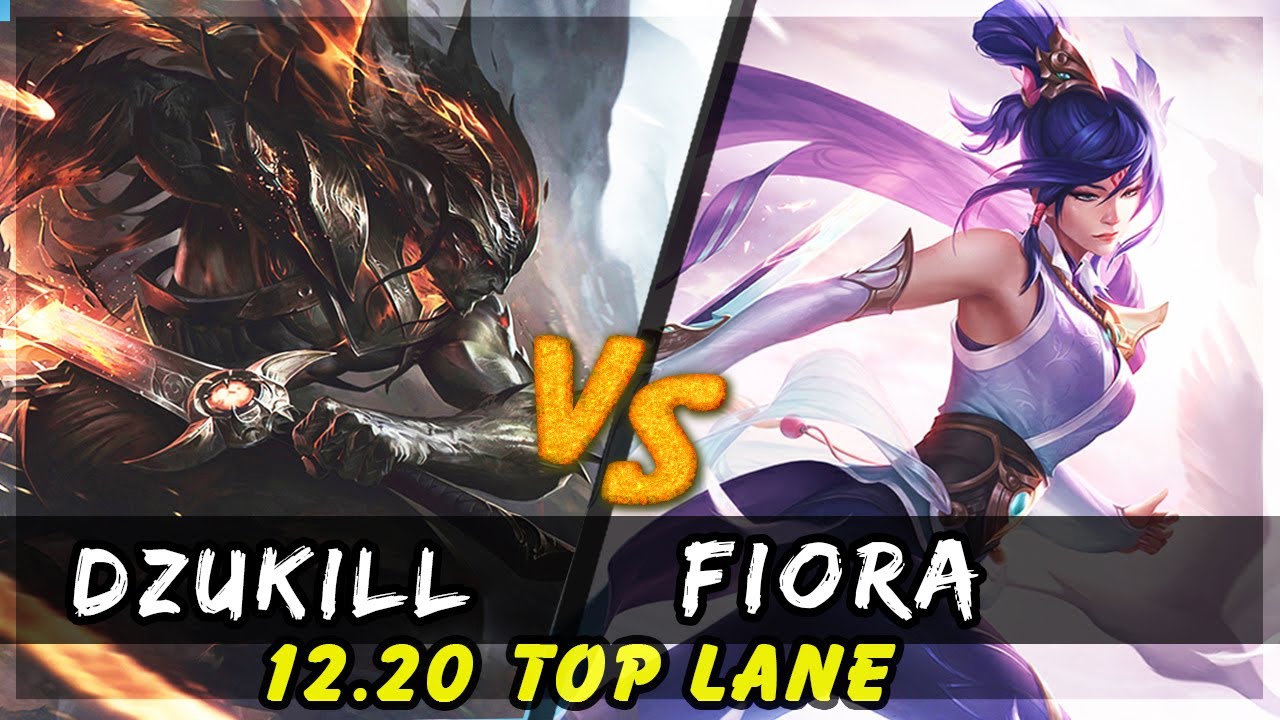 Dzukill - Yasuo vs Fiora TOP #2 Patch 12.20 - Yasuo Gameplay