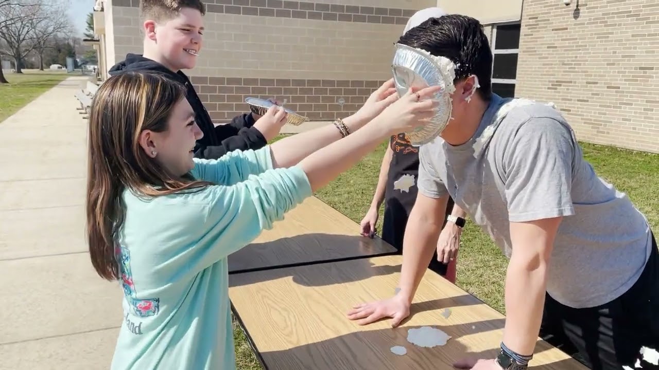 GOLDEN TICKET WINNERS Pie Teachers in Face!