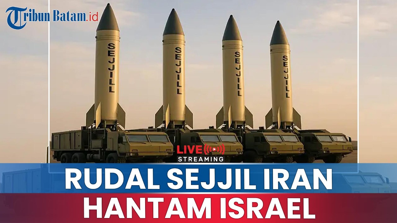🔵Perdana! Iran Lepas Rudal Monster Sejjil 23,6 Ton Hantam Israel, Perkumpulan IDF Dibombardir
