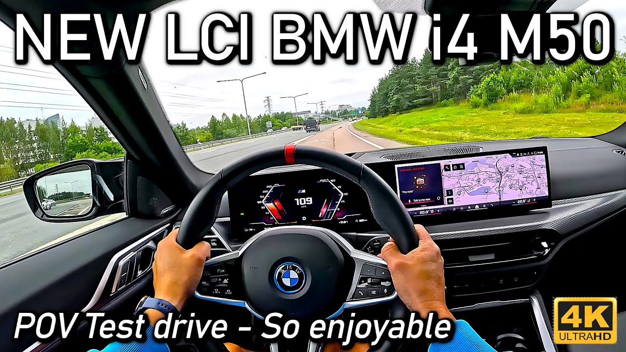 NEW BMW i4 LCI M50 POV Drive - Amazing to drive