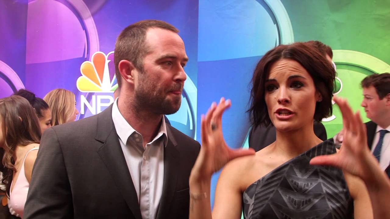 The Blindspot: Sullivan Stapleton & Jaimie Alexander 2015 NBC Upfronts Red Carpet Interviews