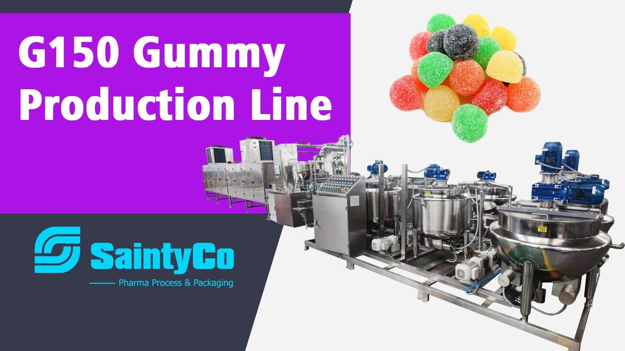 [Gummy Machine] G150 Gummy Production  Line - SaintyCo