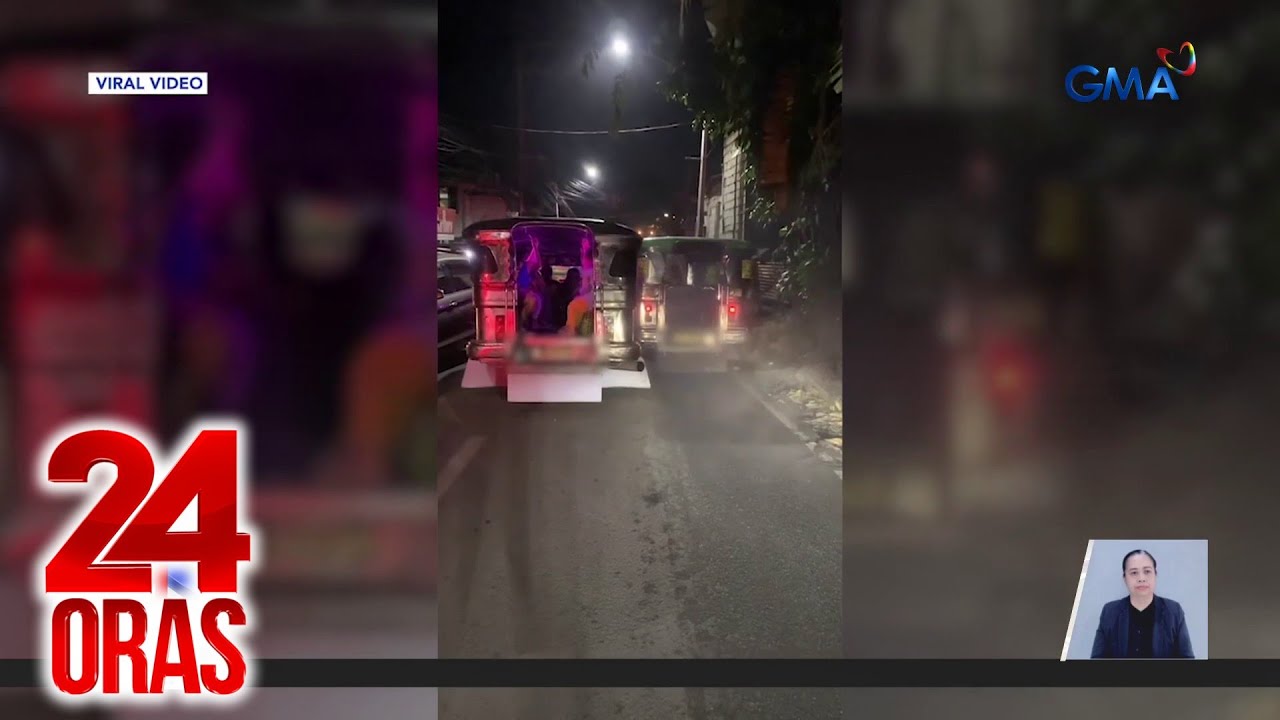 2 jeepney na may pasahero, naggitgitan; mga driver pinagpapaliwanag ng LTO at LTFRB | 24 Oras