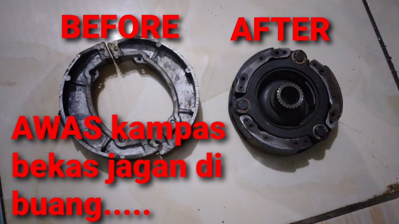 Cara Membuat Kampas Kopling Ganda Dengan Kampas Rem Bekas