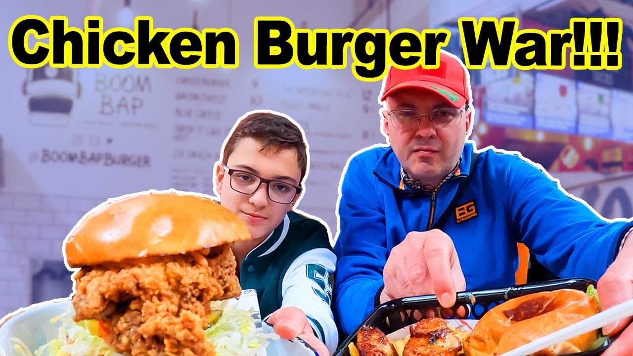 Boom Bap Burger V Dos Bros Tacos Burger - Food Review