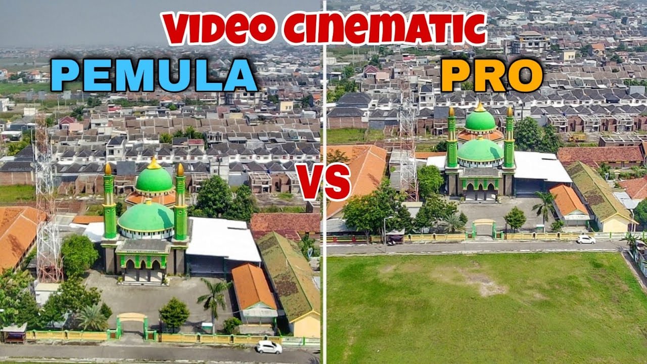Pemula VS PRO | Cara Membuat Video Cinematic dengan Drone SJRC F11 Pro 4K