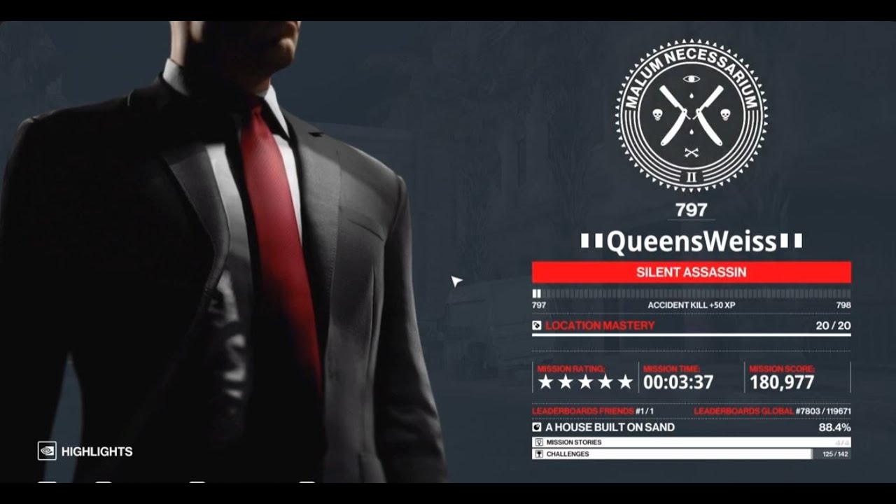 Hitman 3 - A House Built On Sand/ Marrakesh - Silent Assassin/ Suit Only/ Sniper Assassin