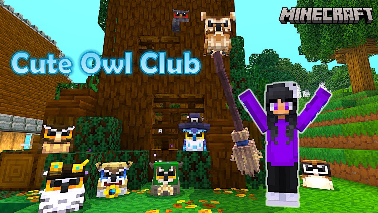 Выведение МИЛЫХ СОВ в Minecraft / Бесплатный аддон «Совы» для Minecraft