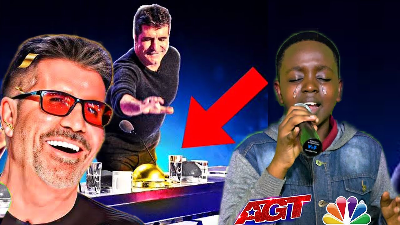 Simon Cowell Gives African Kid A Golden Buzzer For Singing Goodness Of God,AGT 2024