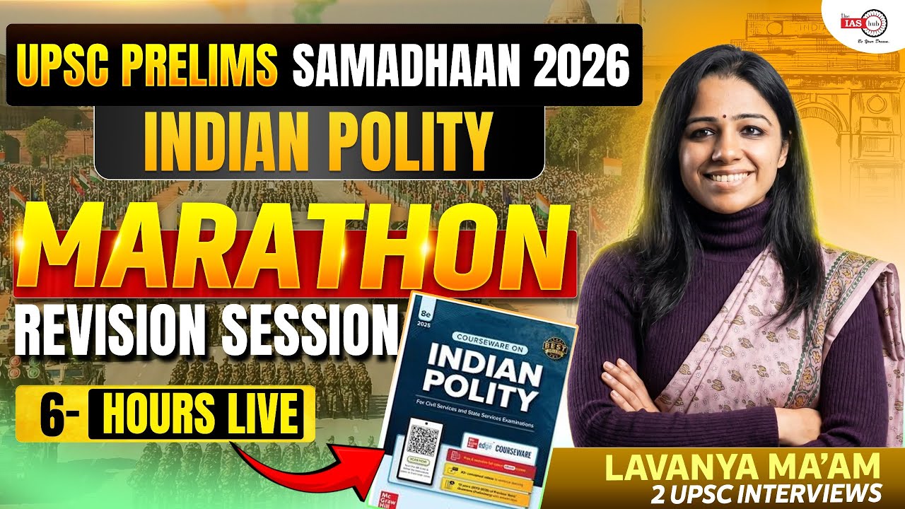 6 Hours Polity Marathon Revision Class 🔥 UPSC PRELIMS SAMADHAAN 2026
