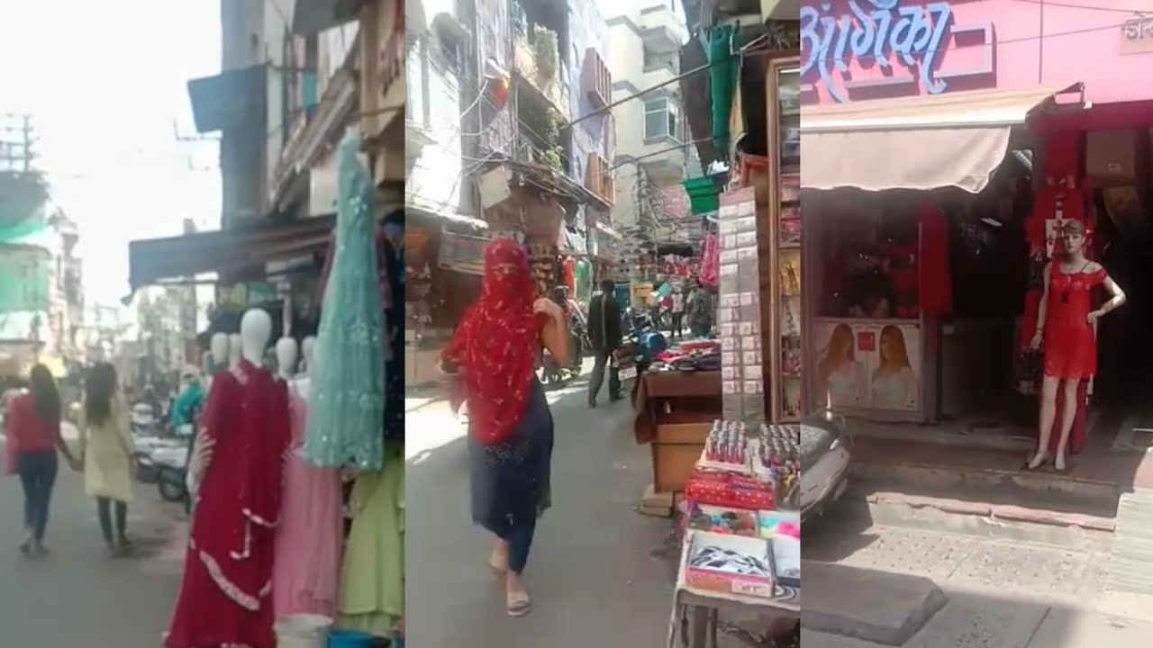 The Girls Fashion Market in Indore | Aada Bazar | Rajwada | Indore | Madhya Pradesh
