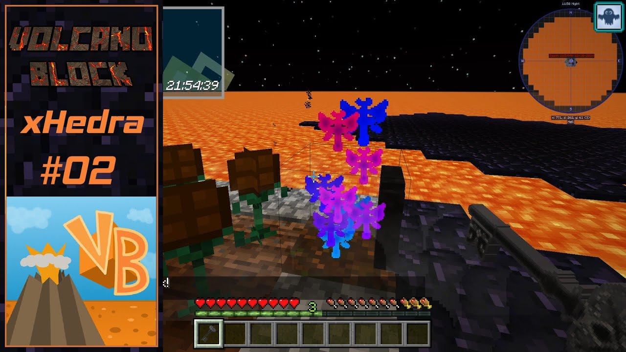 Volcano Block E02 Chapter 1 and Chapter 2 getting into Hot Air Power and first Ores