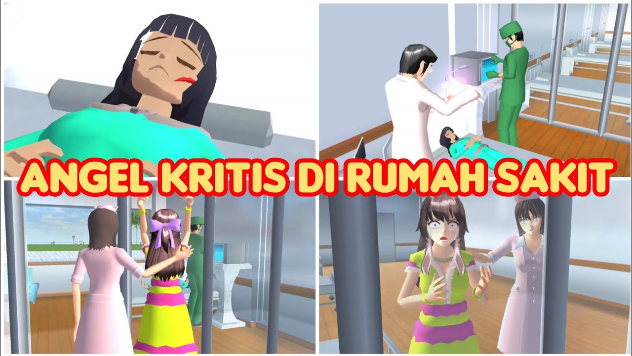 ANGEL MASUK RUMAH SAKIT || VLOG KING HAPPY FAMILY || SAKURA SCHOOL SIMULATOR