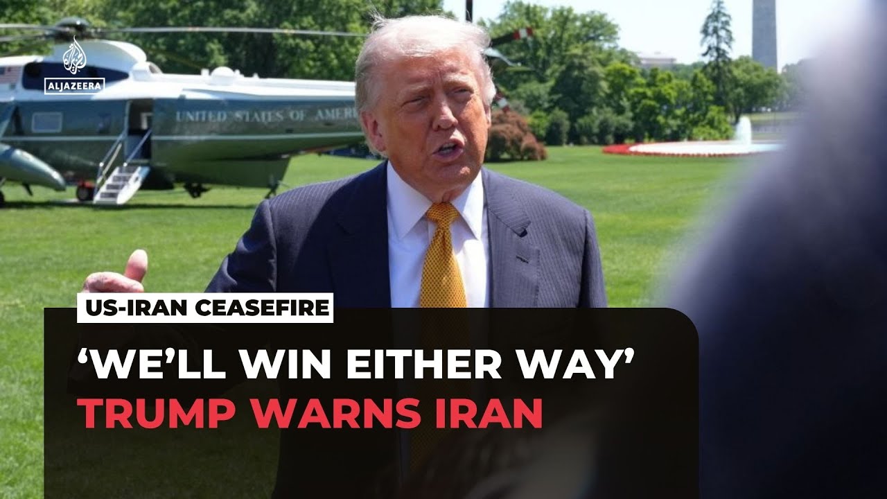 Trump says US will &lsquo;win&rsquo; war on Iran either way