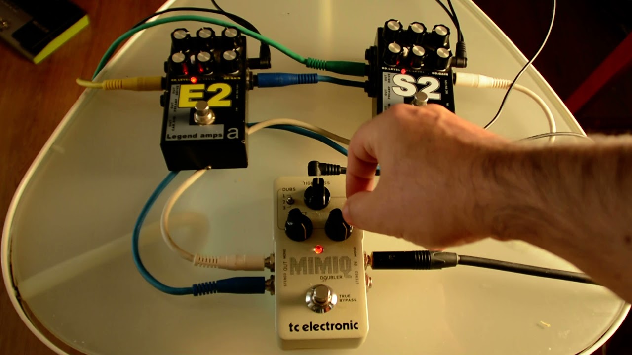 TC Electronic Mimiq Doubler + 2AMT Electronics preamps - Sound Test - MASSIVE STEREO TONE