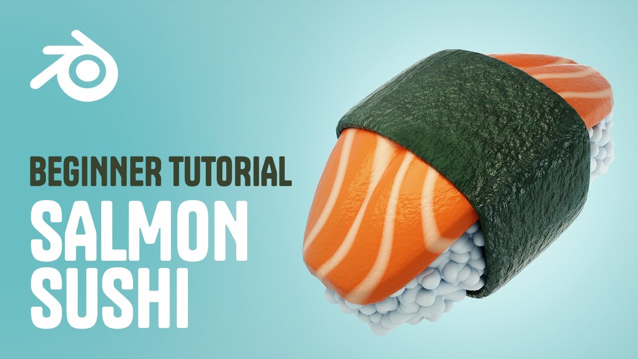 Blender Sushi Tutorial: Modeling, Shading, and Geometry Nodes Made Simple