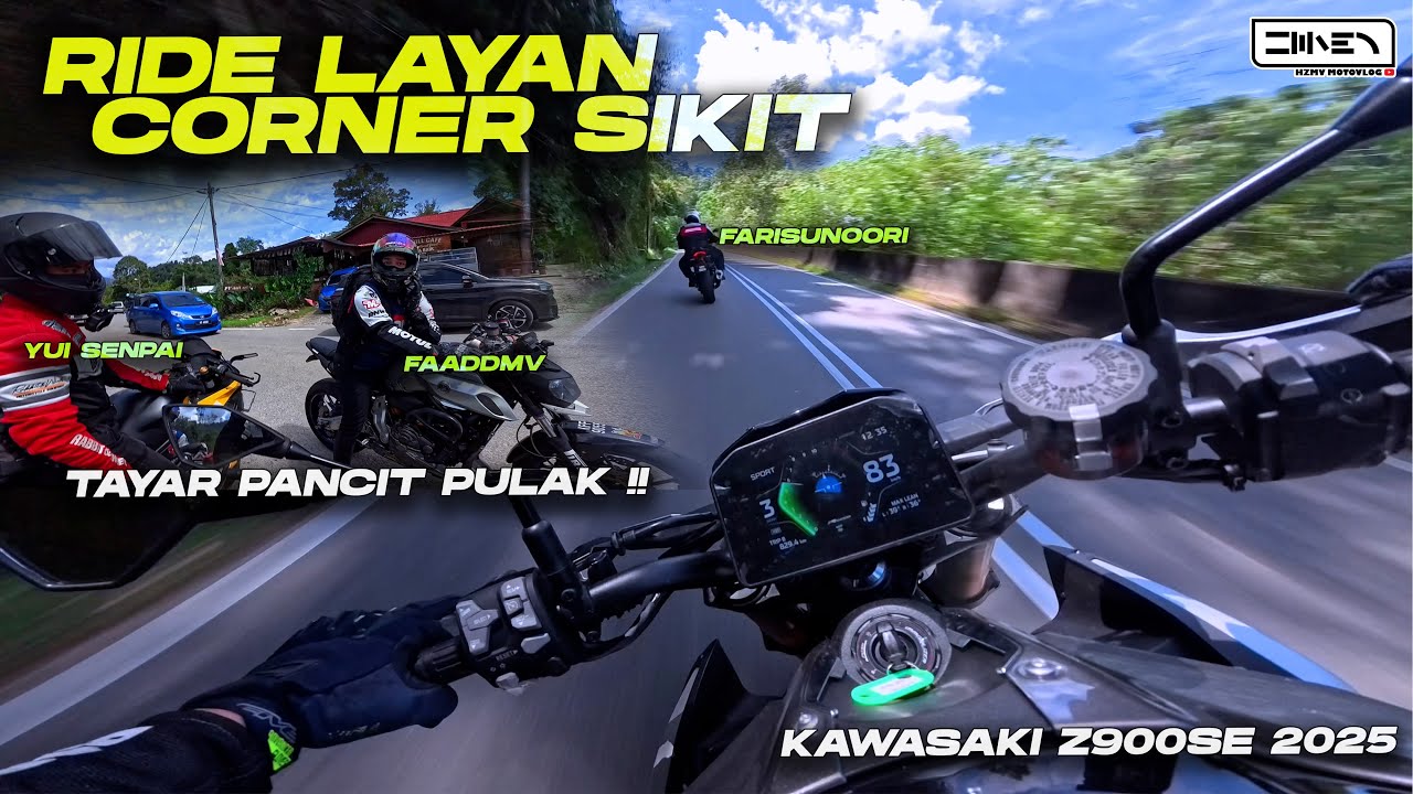 HABIS EVENT, KITA LAYAN CORNER, OFFROAD DAN TAIK LEMBU! KAWASAKI Z900 SE Malaysia 2025 [4K]