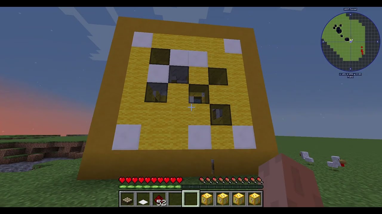 Minecraft 40+ модов открываю лаки блоки