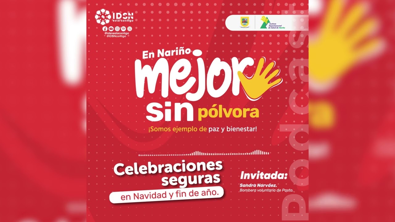 Mejor sin pólvora, celebraciones seguras en Navidad y fin de año.