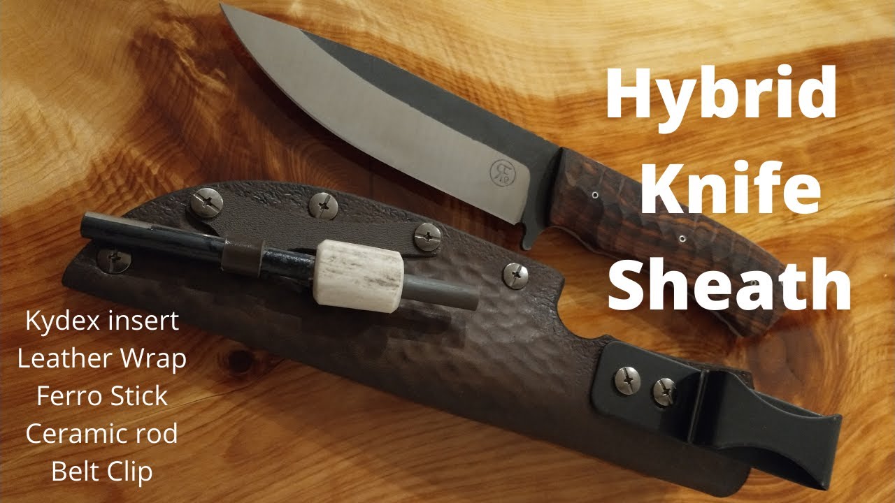 Изготовление ножен из кайдекса, обтянутых кожей.