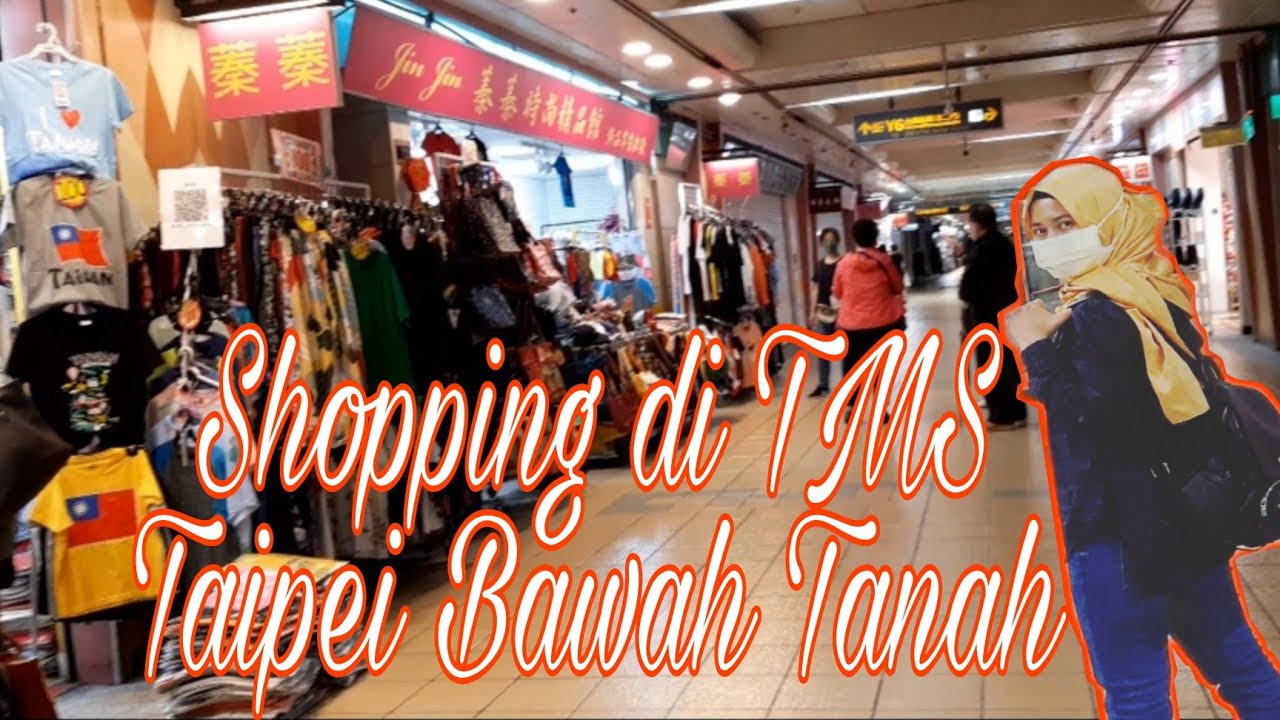 Jalan jalan & shopping di Taipe bawah Tanah || Taipei main station