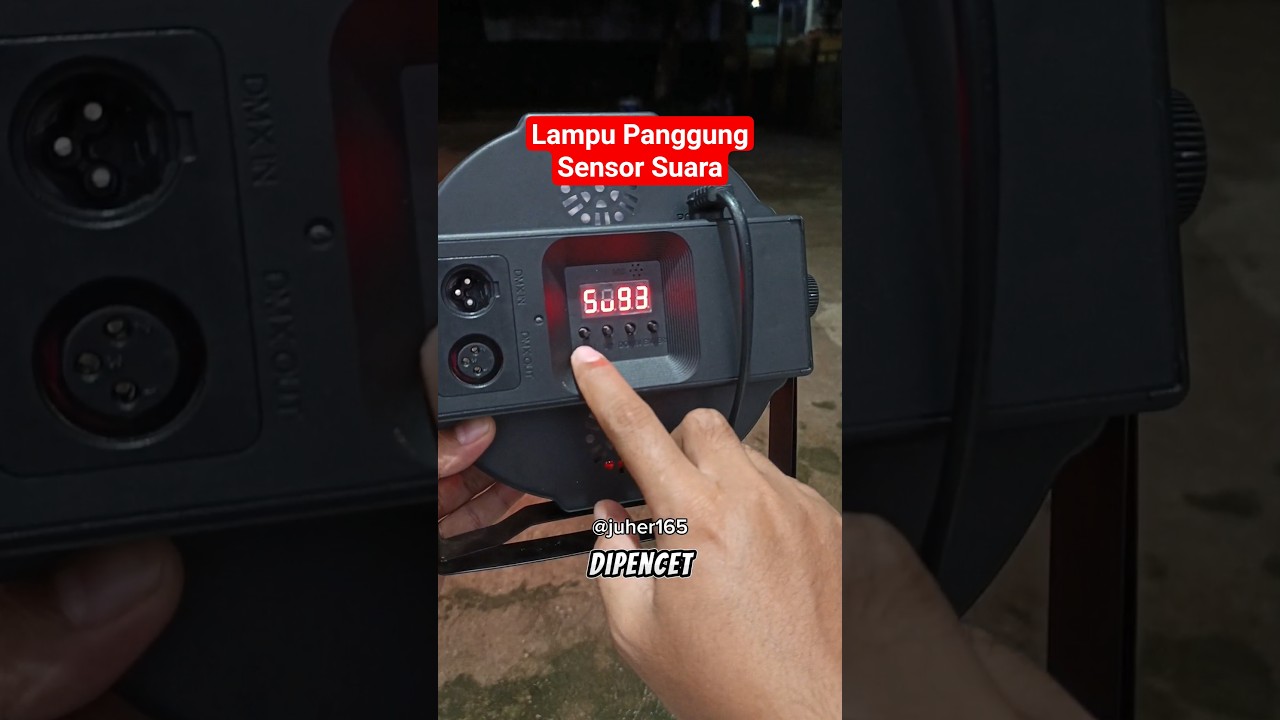 Lampu Panggung Sensor Suara 