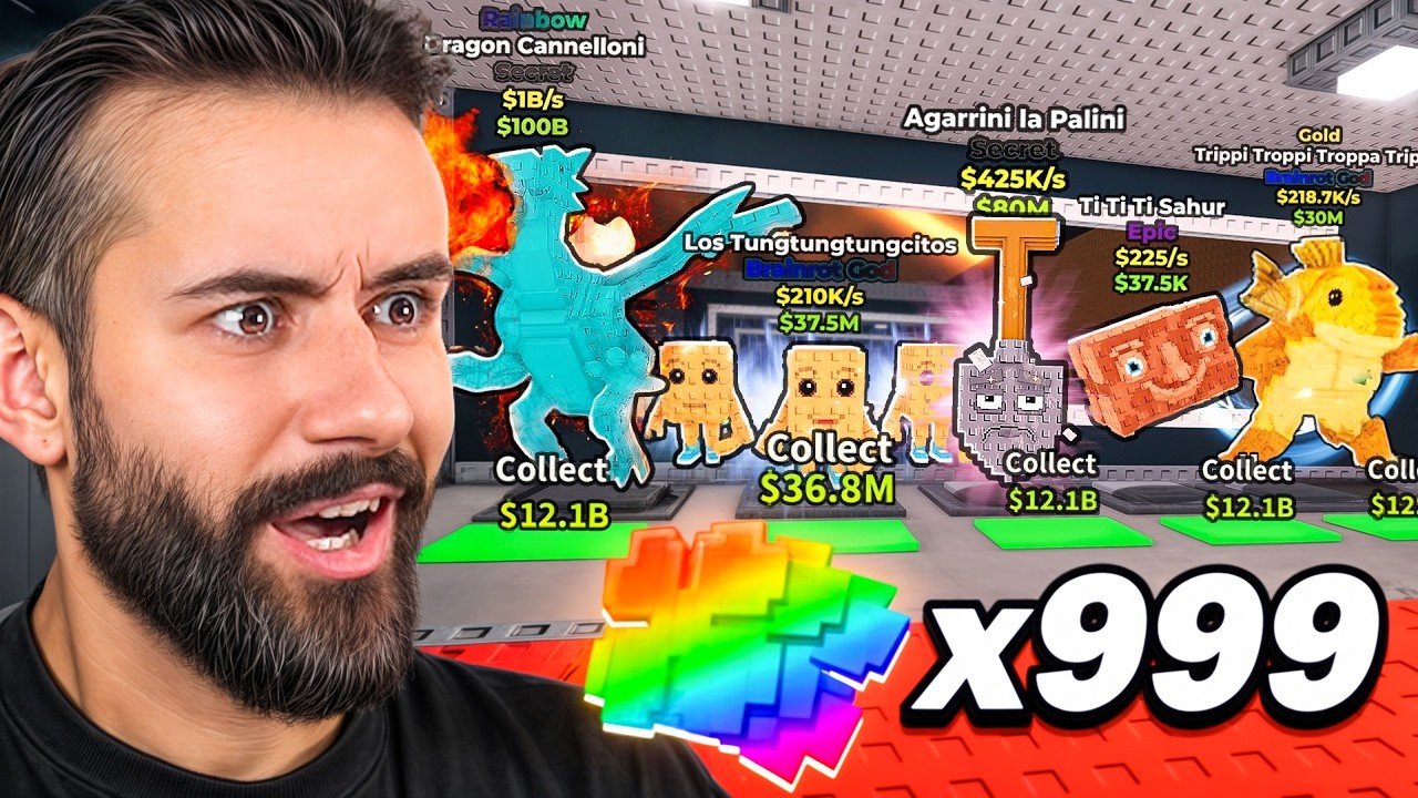 Ο ADMIN μου έδωσε ΑΠΕΙΡΗ ΤΥΧΗ στο Steal A Brainrot