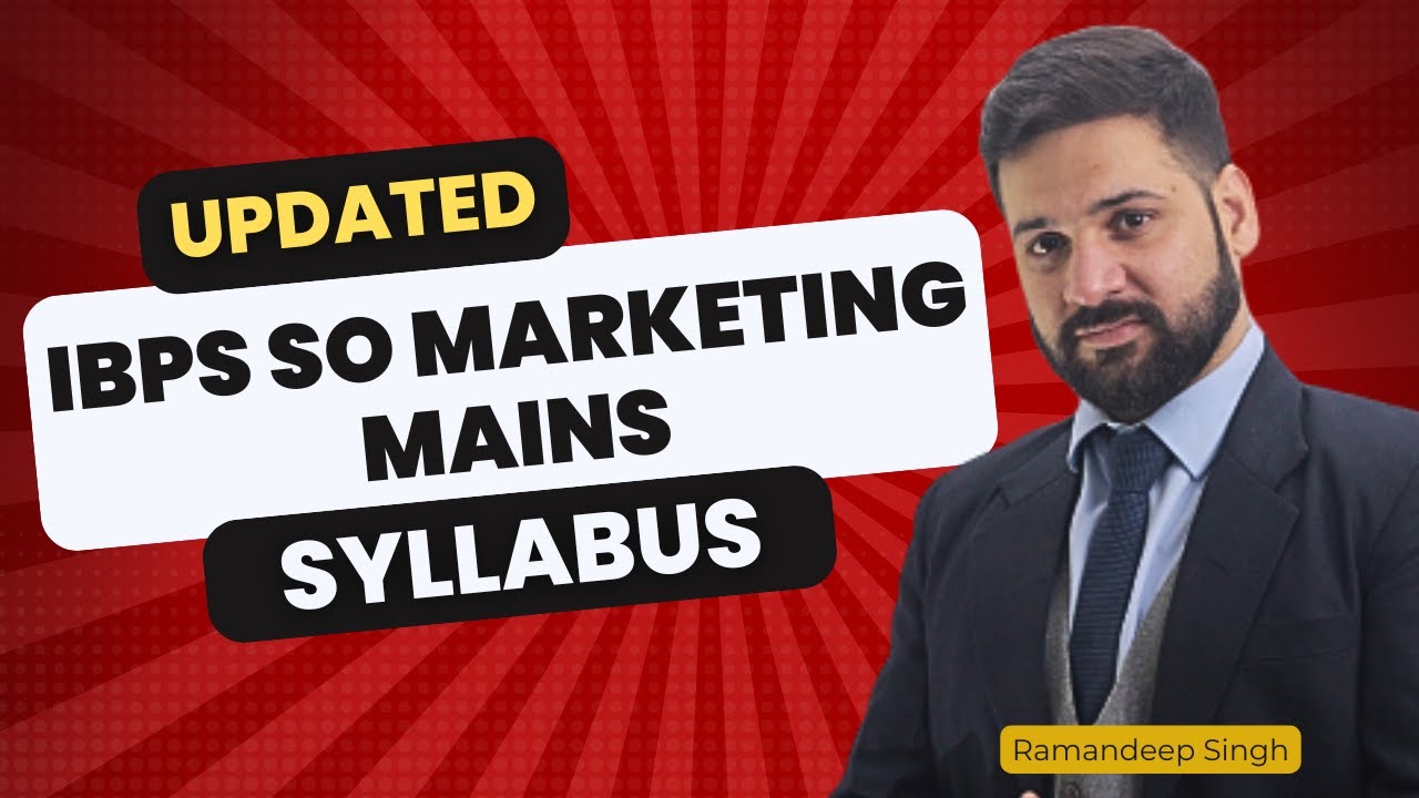 WARNING: Don't Waste Time on IBPS SO Marketing Mains Without This